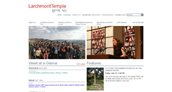 Desktop Screenshot of larchmonttemple.org