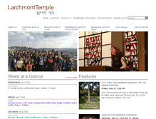 Tablet Screenshot of larchmonttemple.org